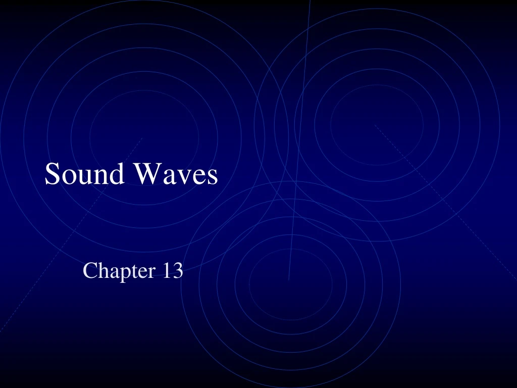 sound waves