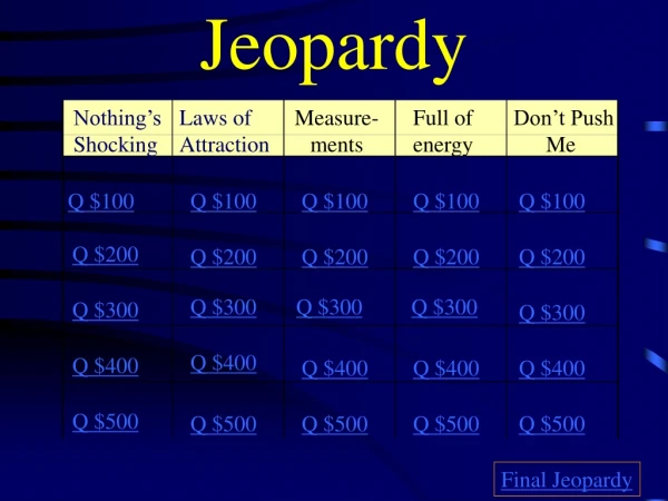 Jeopardy