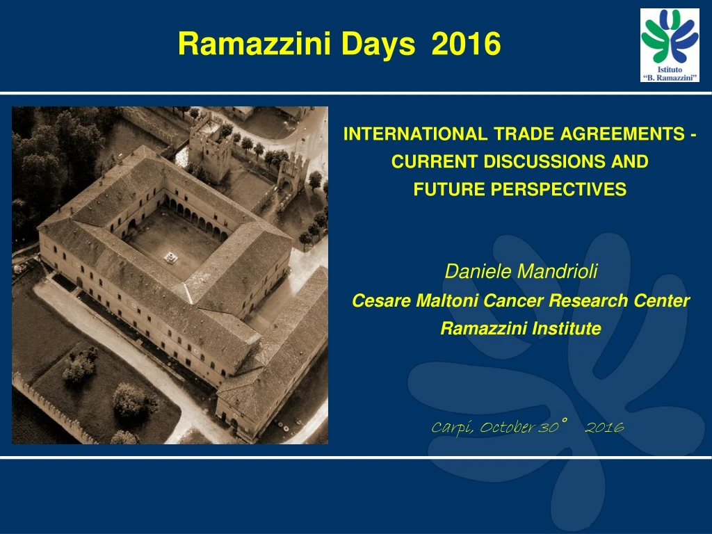 ramazzini days 2016