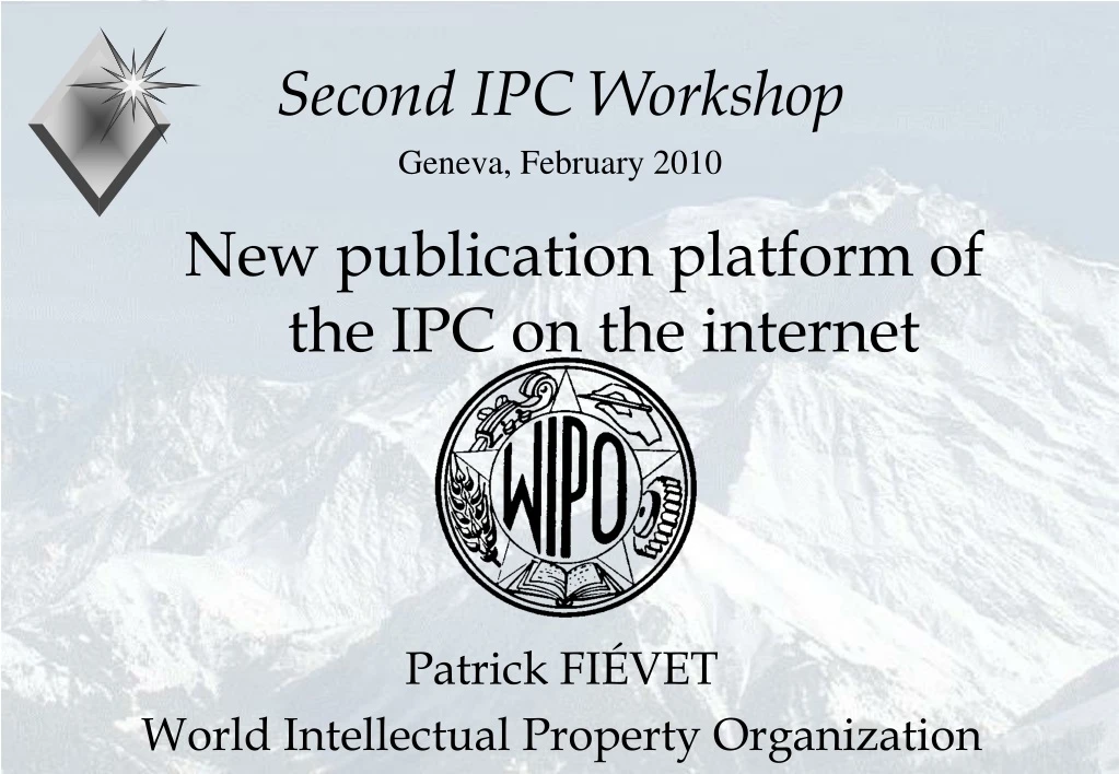 second ipc workshop geneva february 2010