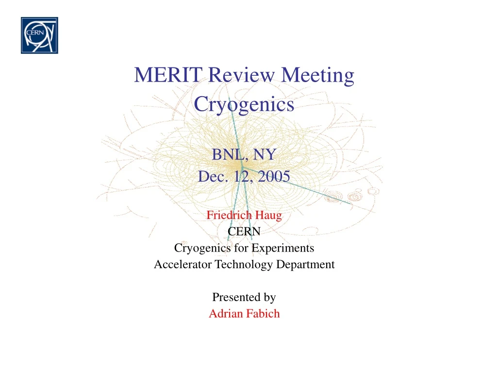 merit review meeting cryogenics