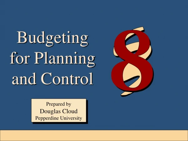 Budgeting for Planning and Control