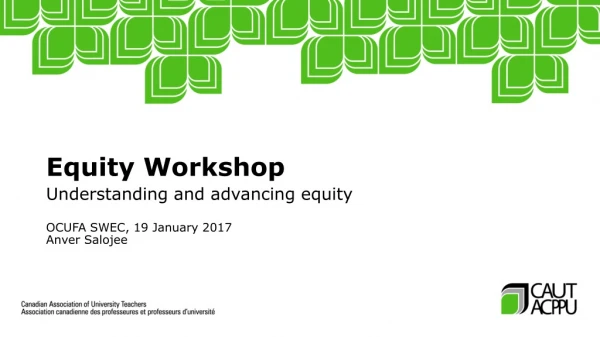 Equity Workshop