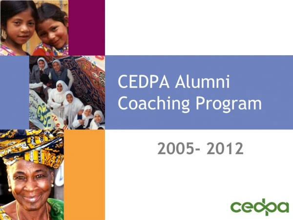 CEDPA Alumni Coaching Program