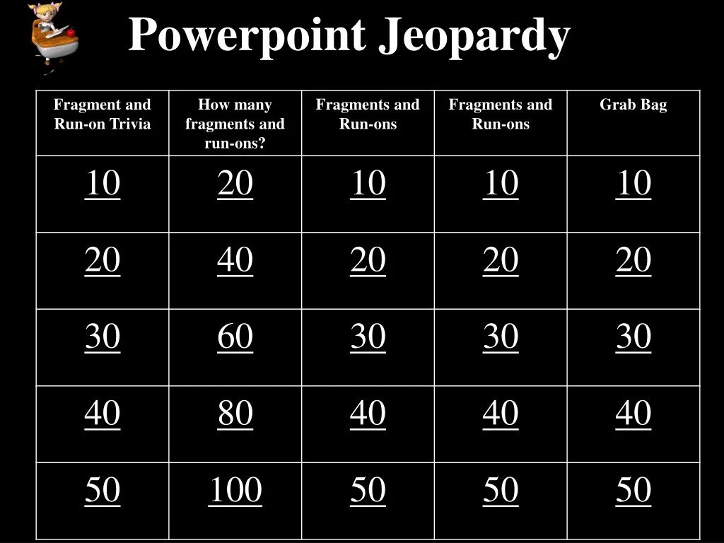 powerpoint jeopardy