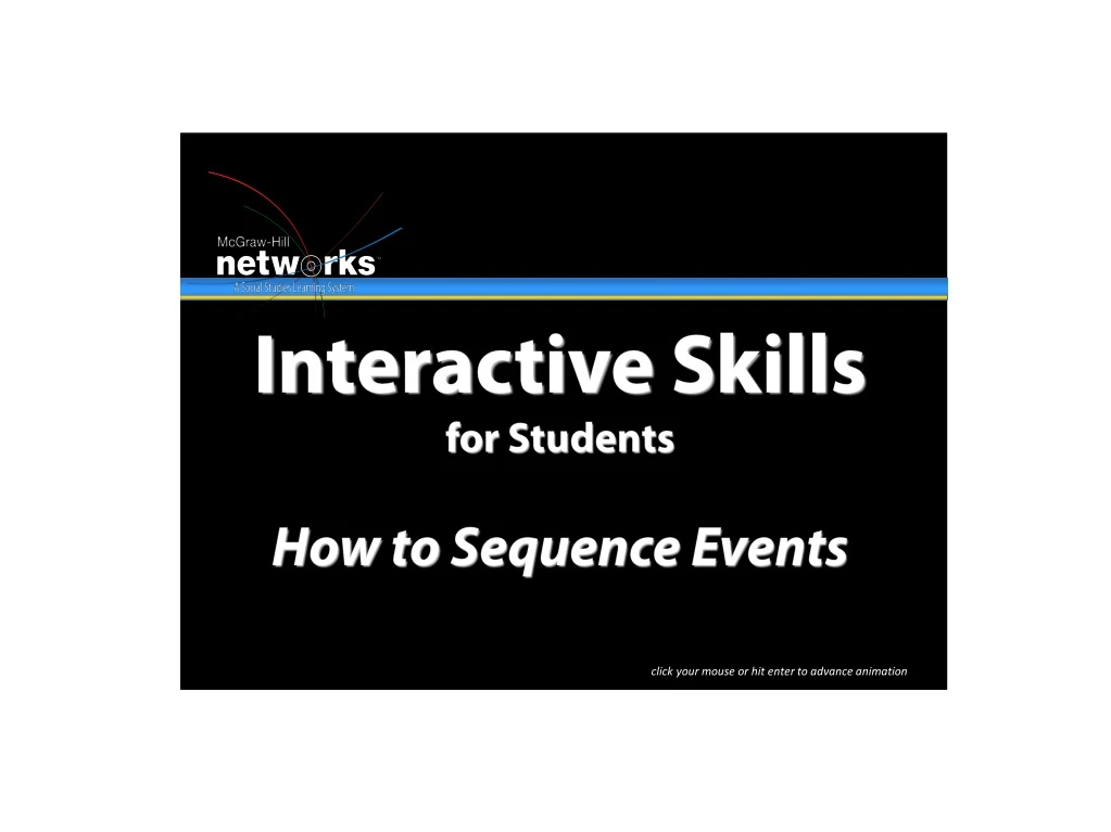 interactive skills for students how to sequence