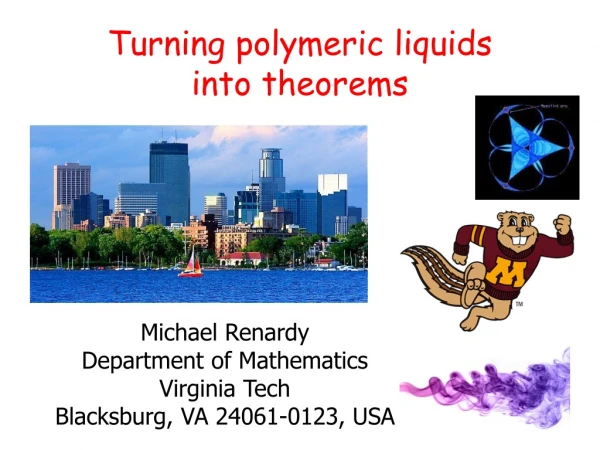 Turning polymeric liquids into theorems