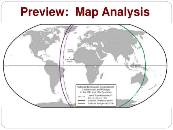Preview:  Map Analysis