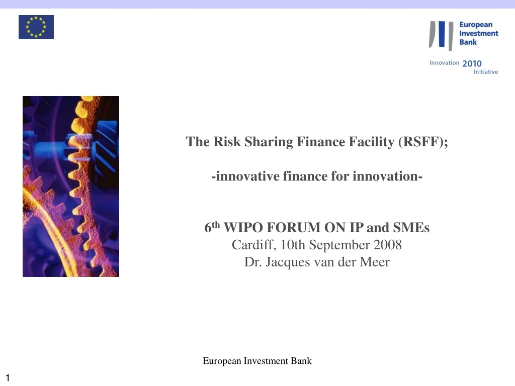 the risk sharing finance facility rsff innovative