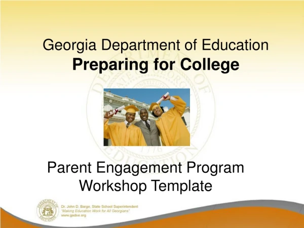 Georgia Department of Education Preparing for College