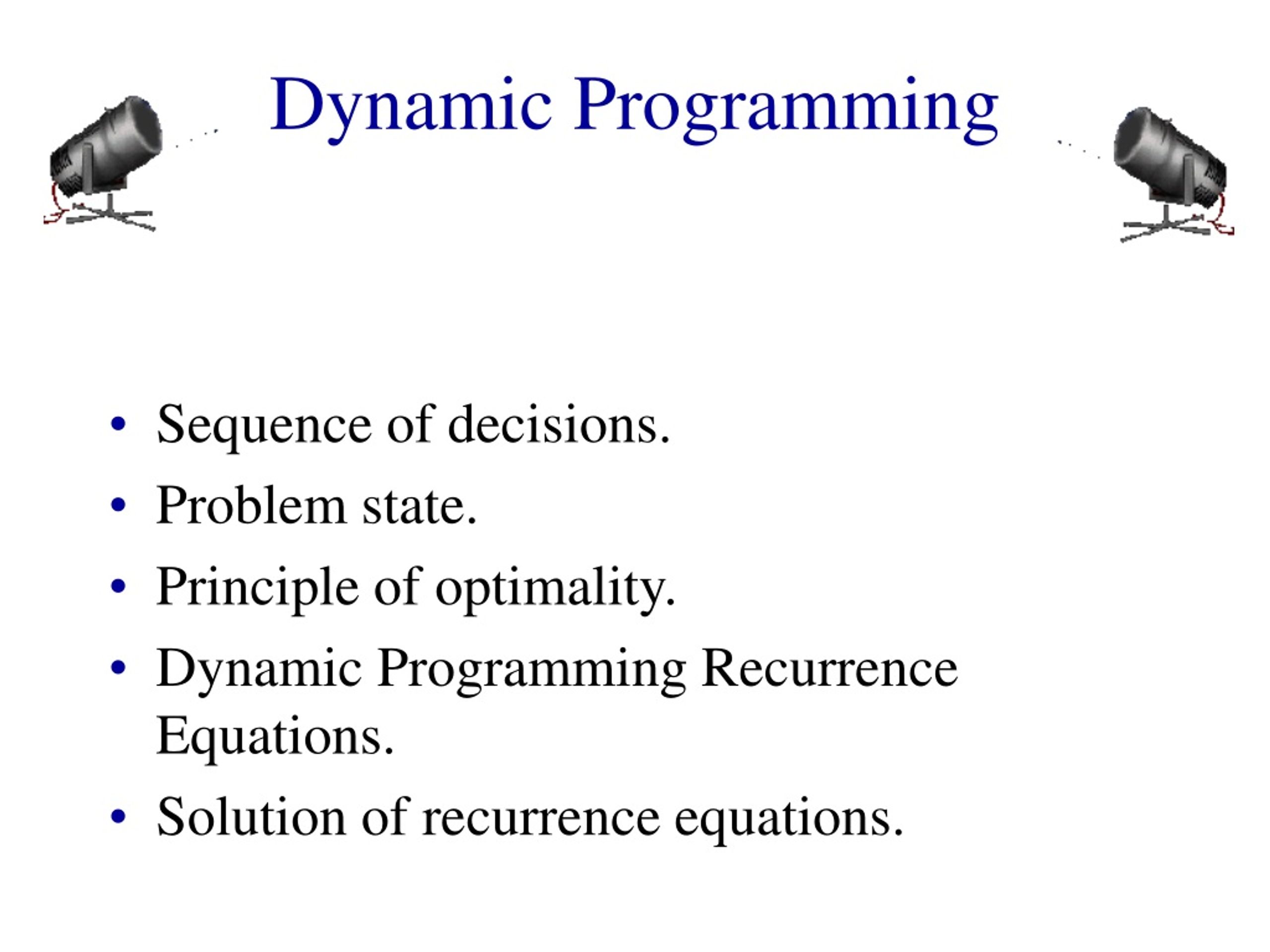 Dynamic Programming Principles for 0/1 Knapsack Problem - slide 1