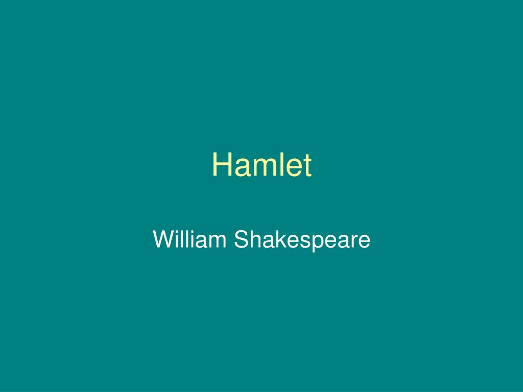 hamlet