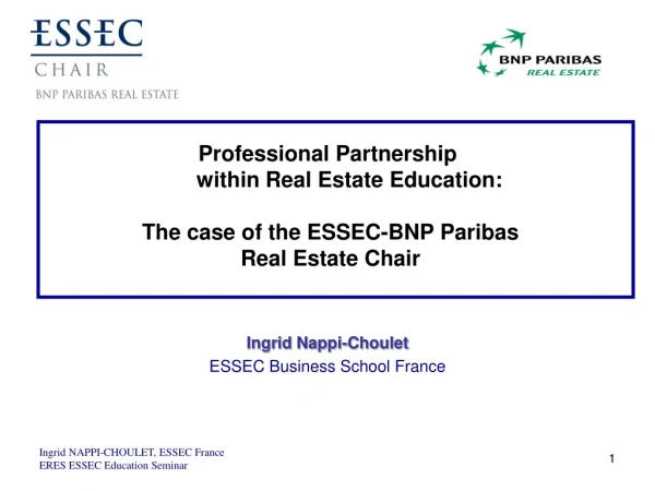 Ingrid Nappi-Choulet ESSEC Business School France