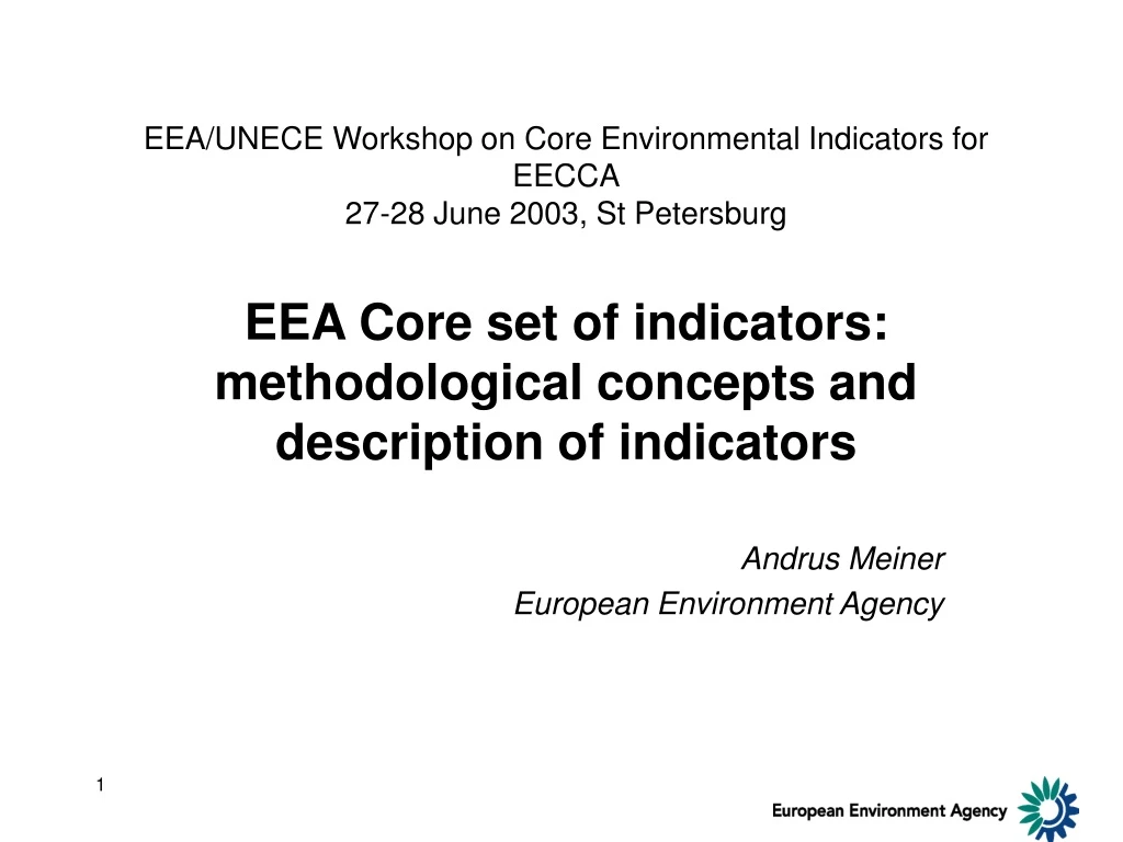 andrus meiner european environment agency