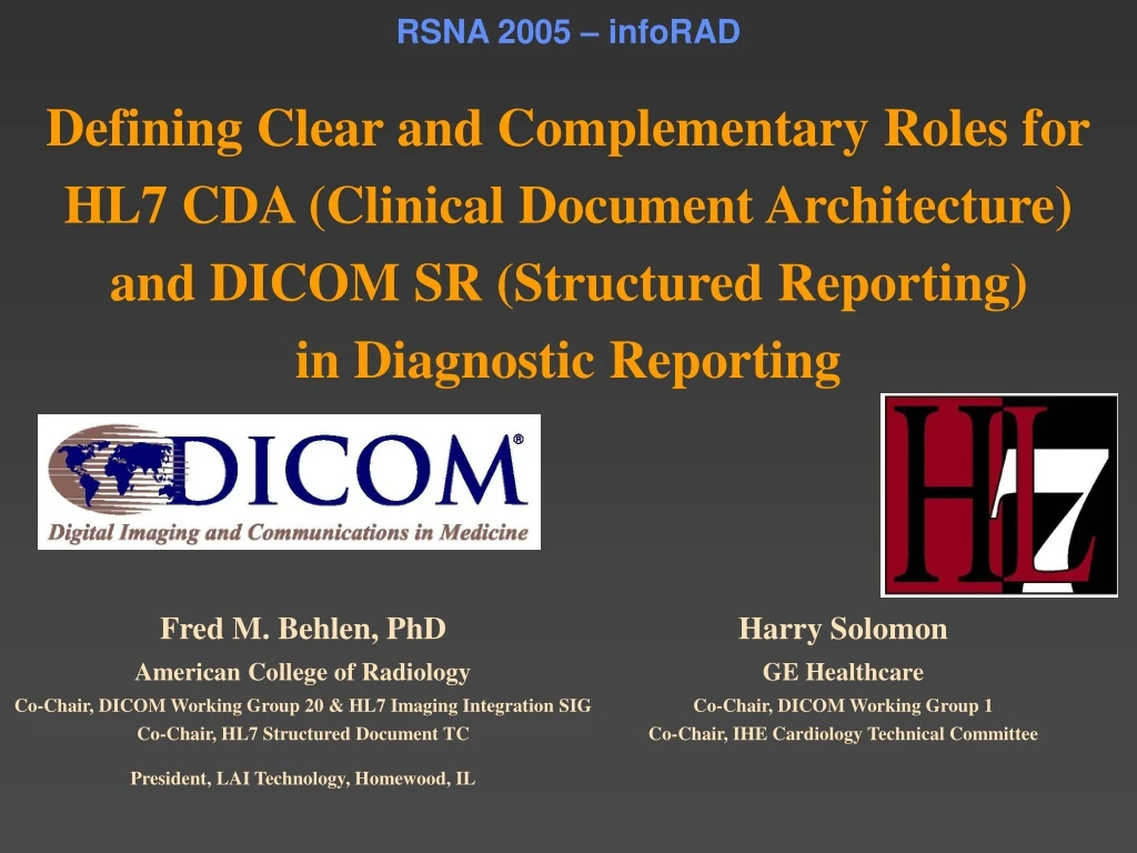 rsna 2005 inforad defining clear