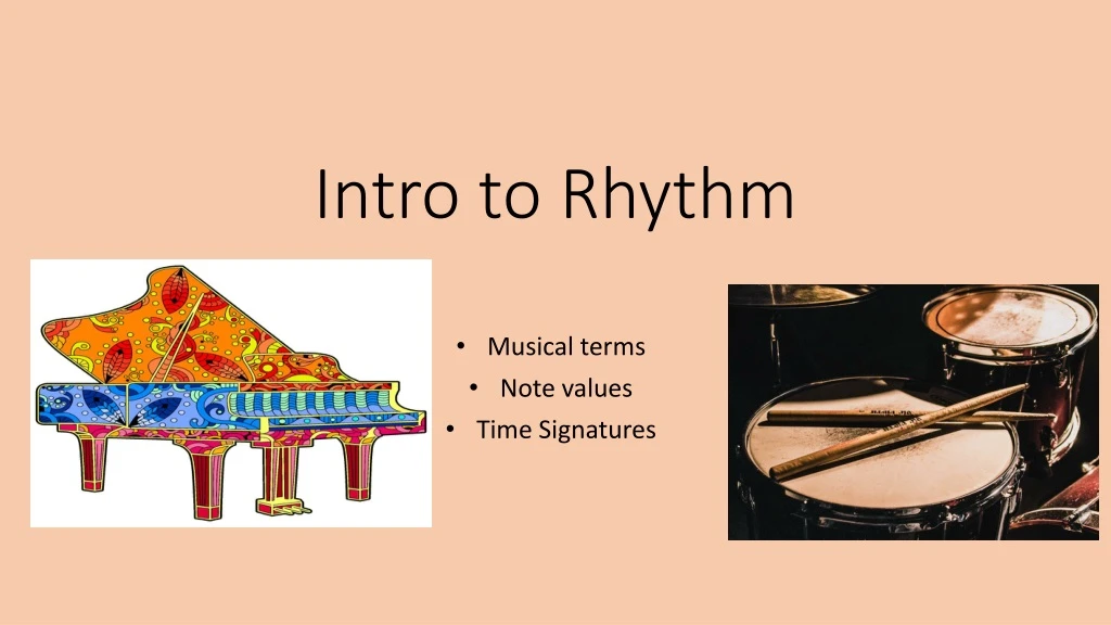 intro to rhythm