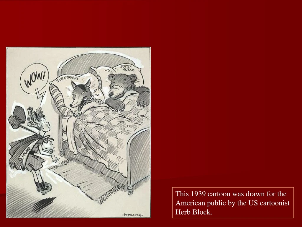 this 1939 cartoon was drawn for the american