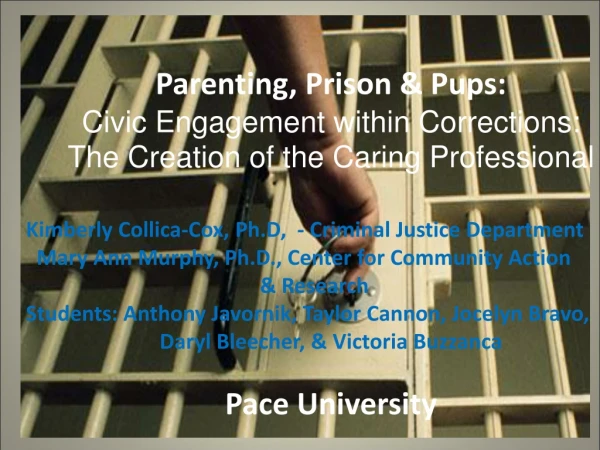 Parenting, Prison &amp; Pups: Civic Engagement within Corrections: