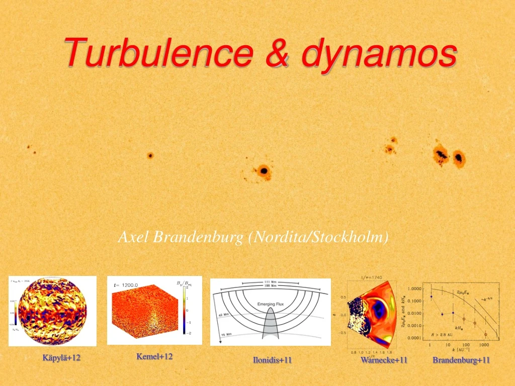 turbulence dynamos