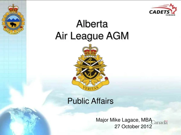Alberta  Air League AGM