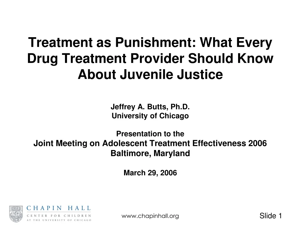 treatment as punishment what every drug treatment