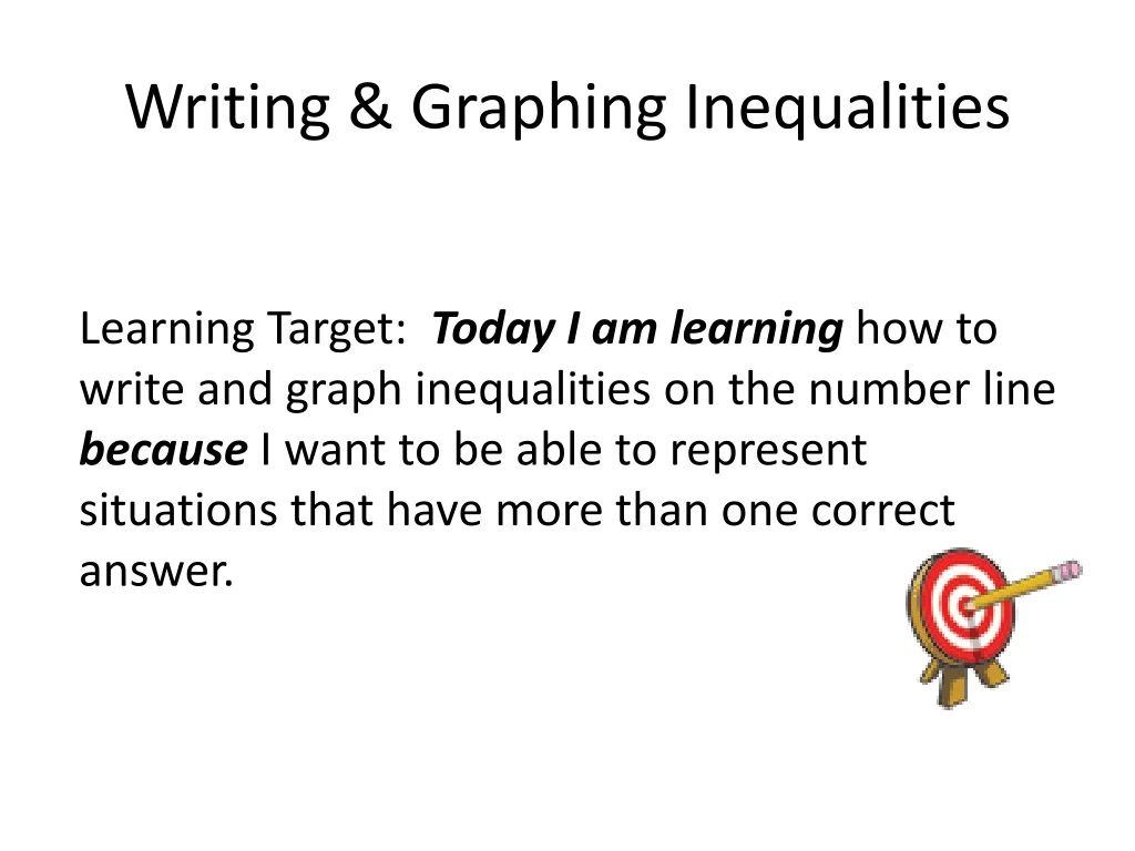 writing graphing inequalities