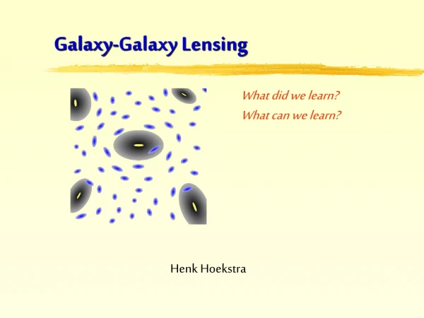 Galaxy-Galaxy Lensing
