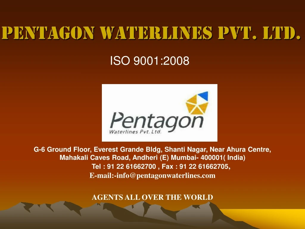pentagon waterlines pvt ltd