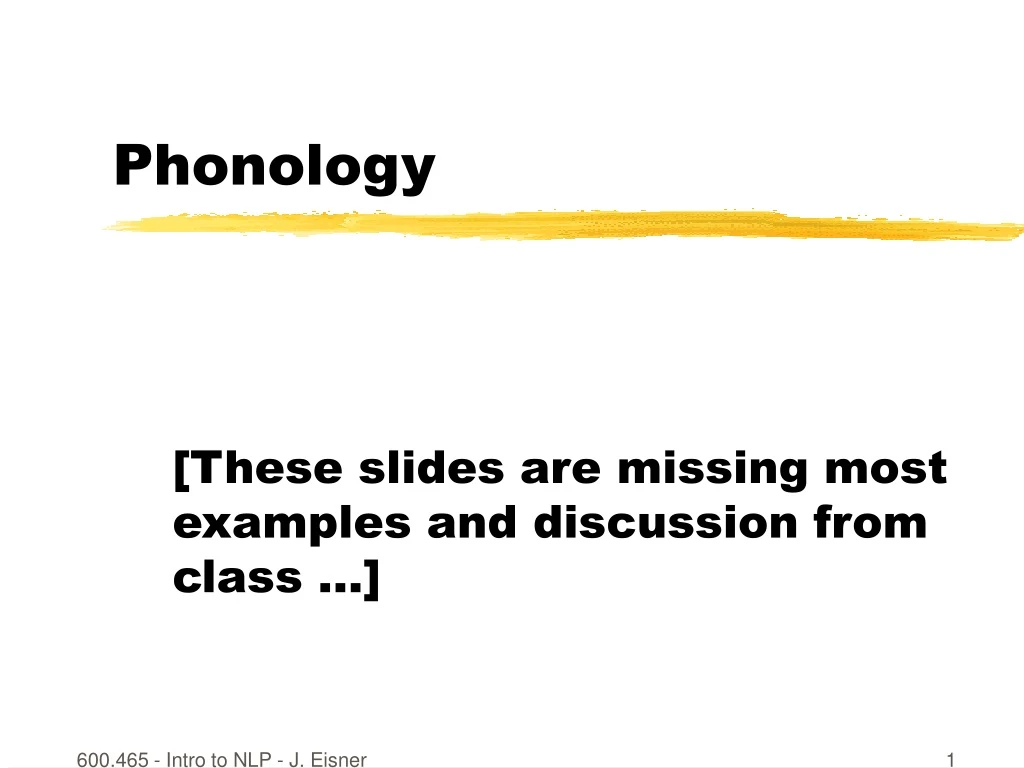 phonology