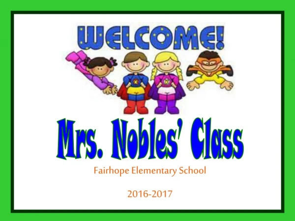Fairhope Elementary School 2016-2017