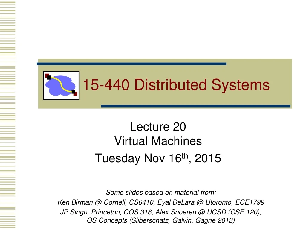 15 440 distributed systems