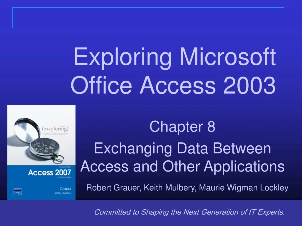 exploring microsoft office access 2003