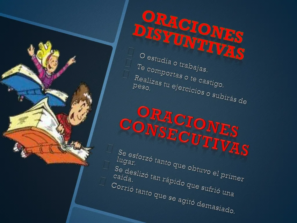 oraciones disyuntivas