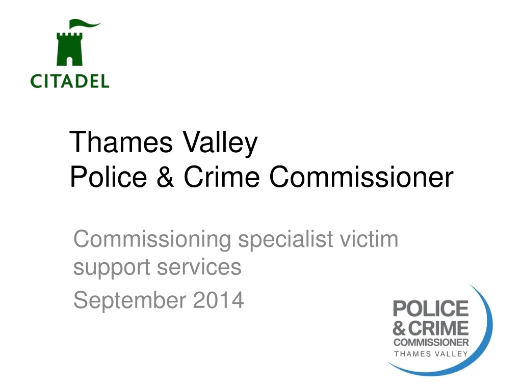 thames valley police crime commissioner