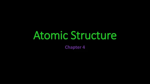 Atomic Structure