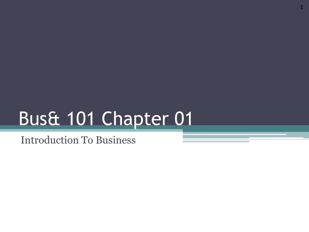 bus 101 chapter 01