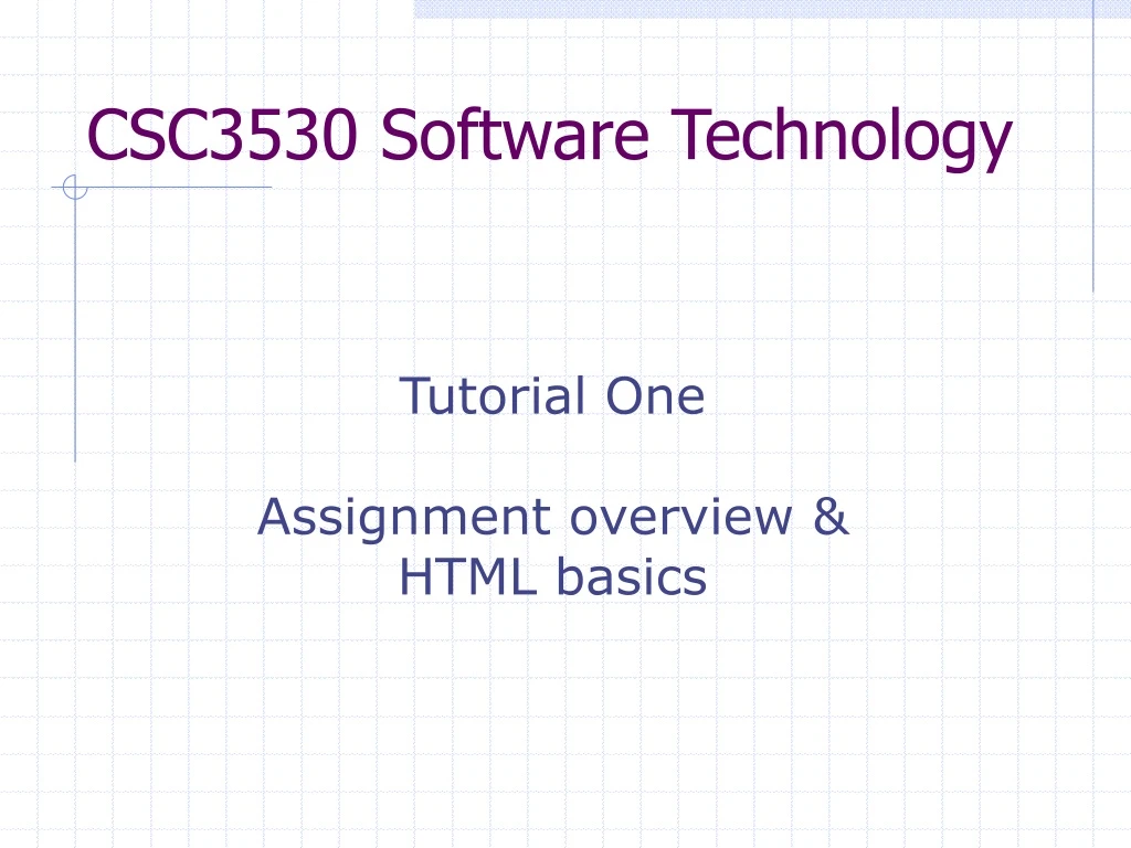 csc3530 software technology