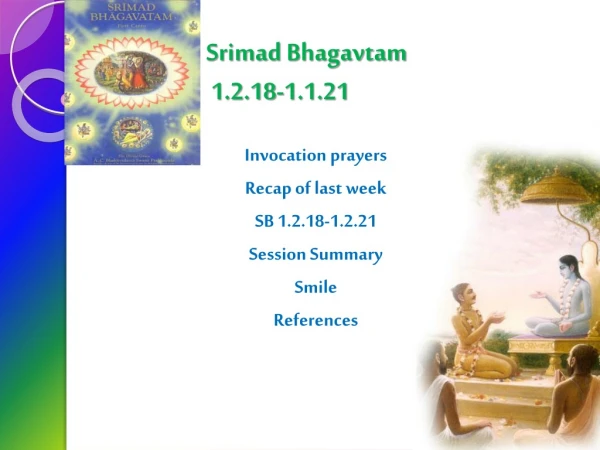 Srimad Bhagavtam  1.2.18-1.1.21