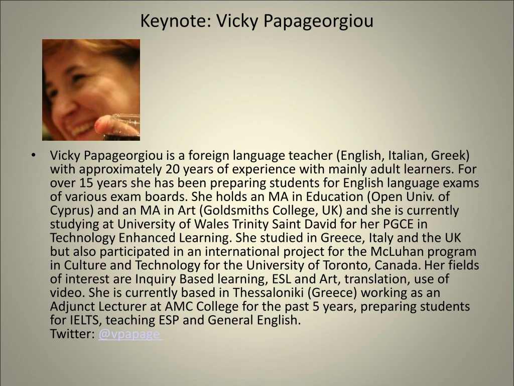 keynote vicky papageorgiou