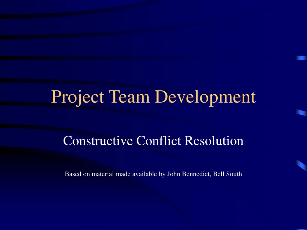 project team development