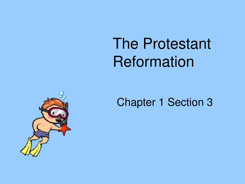 the protestant reformation