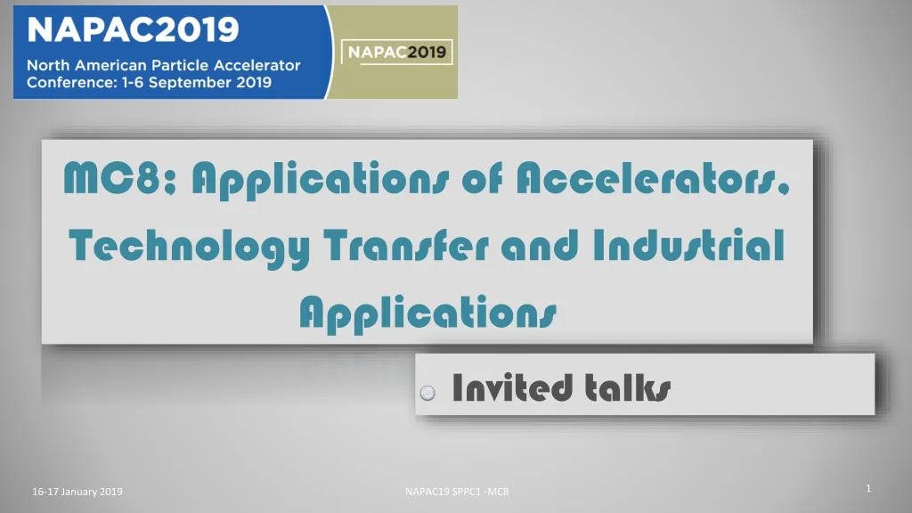 mc8 applications of accelerators technology