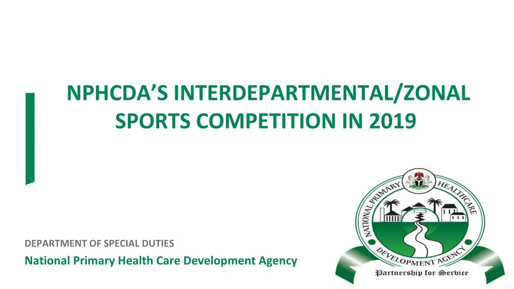 nphcda s interdepartmental zonal sports competition in 2019