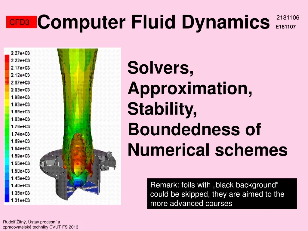 computer fluid dynamics e181107