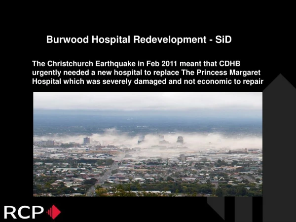Burwood Hospital Redevelopment - SiD