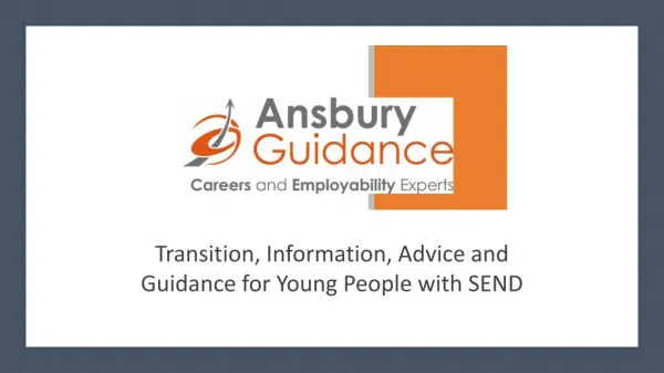 Transition, Information, Advice and Guidance for Young People with SEND