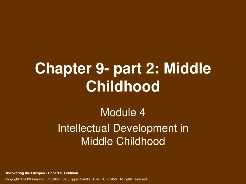 chapter 9 part 2 middle childhood