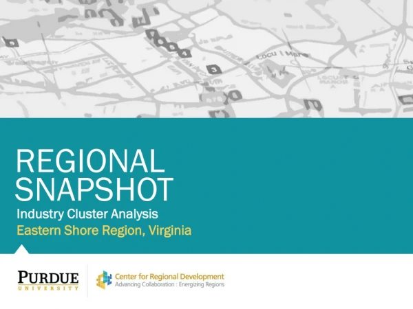 Industry Cluster Analysis Eastern Shore Region, Virginia