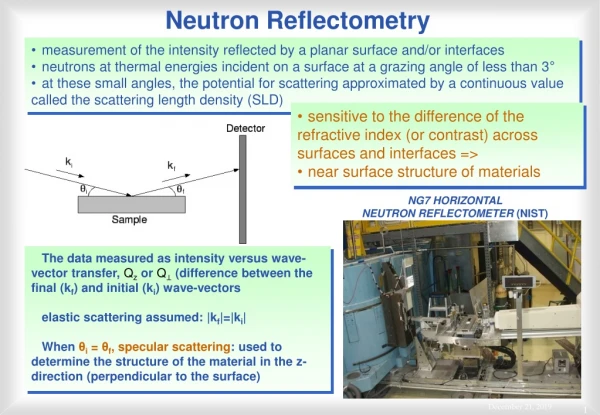 Neutron Reflectometry