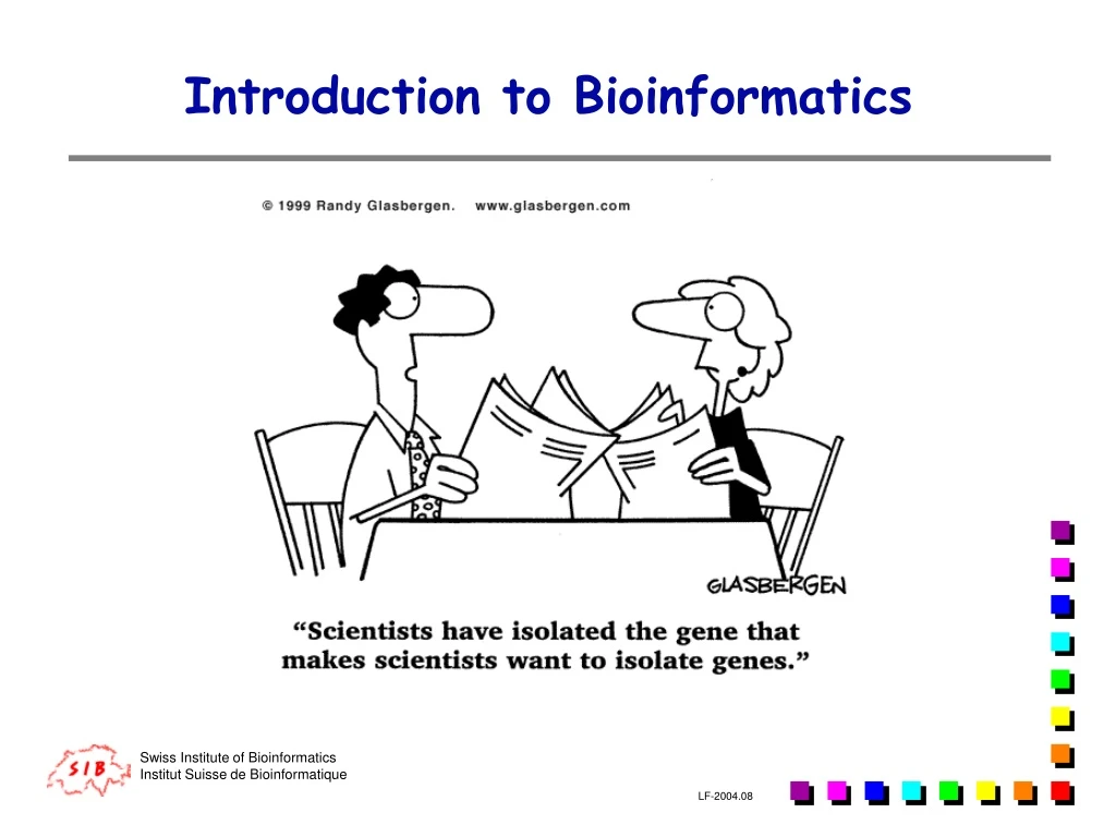 introduction to bioinformatics